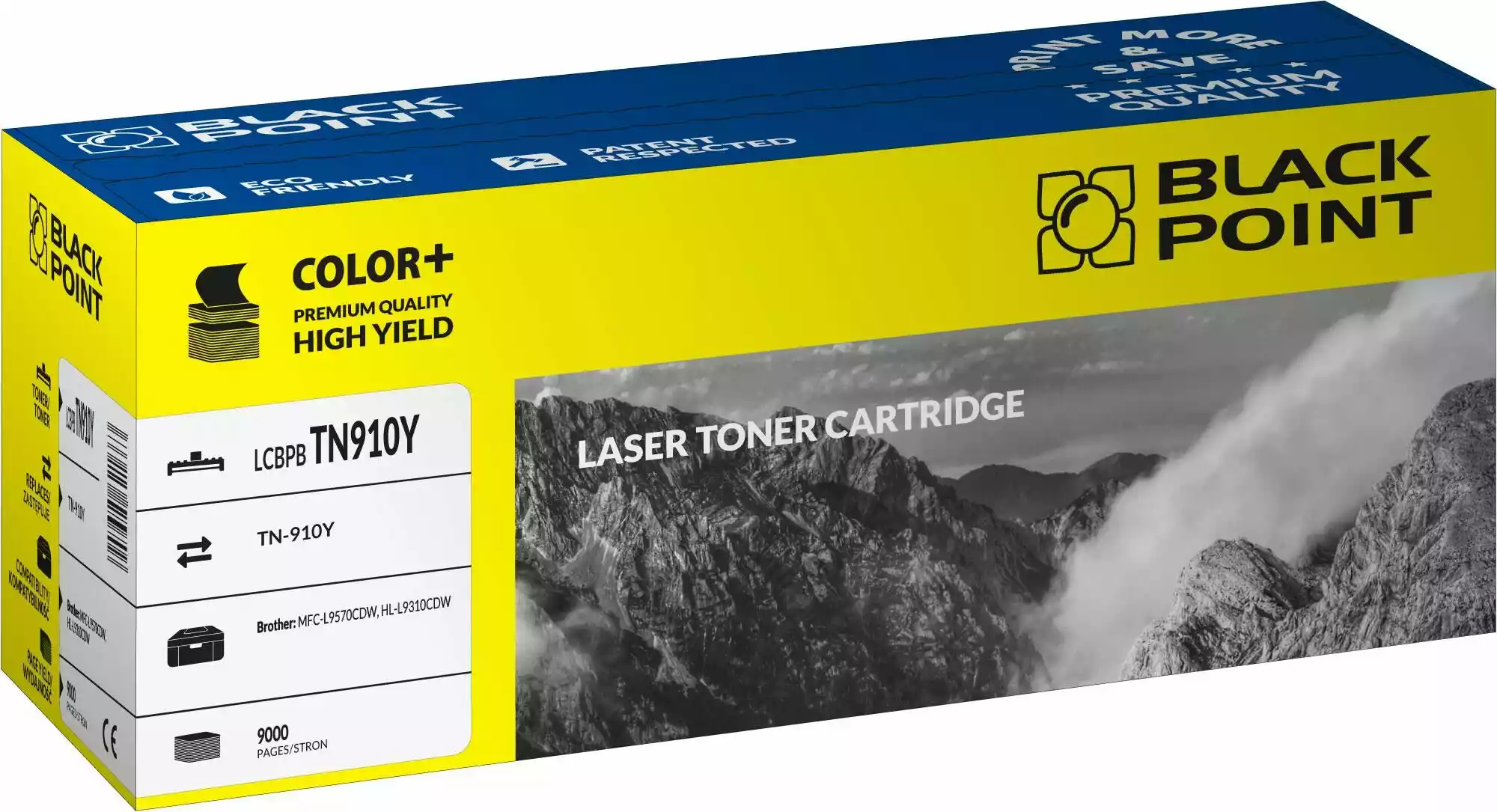 Black Point LCBPBTN910Y (zamiennik TN-910Y) Toner