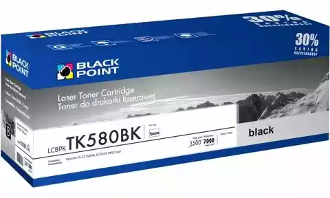 Black Point LCBPKTK580BK (zamiennik TK-580BK) Toner