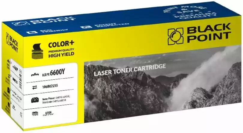 Black Point LCBPX6600Y (zamiennik 106R02235) Żółty Toner