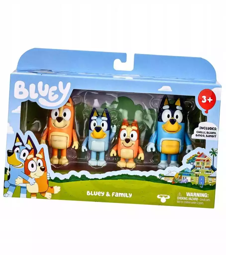 BLUEY Zestaw figurek Rodzinka BLU13009