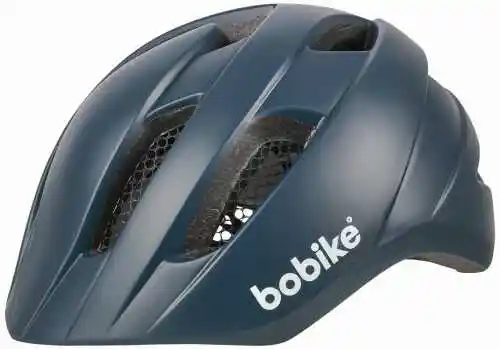 Bobike Kask dziecięcy PLUS EXCLUSIVE denim deluxe niebieski S 52-56cm