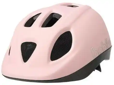 Bobike Kask rowerowy GO różowo-czarny S