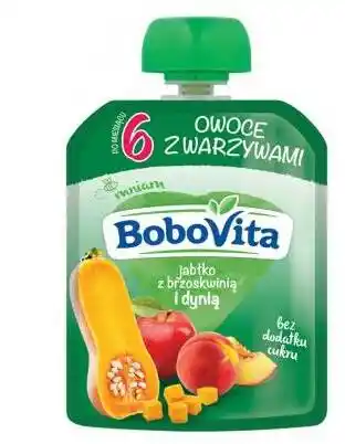 BoboVita Jabłko z brzoskwinią i dynią po 6 miesiącu 80g