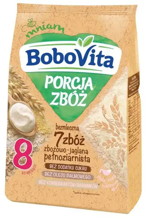 BoboVita Kaszka bezmleczna 7 zbóż po 8 miesiącu 170g