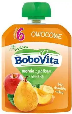 BoboVita Mus morele jabłko gruszka 80g