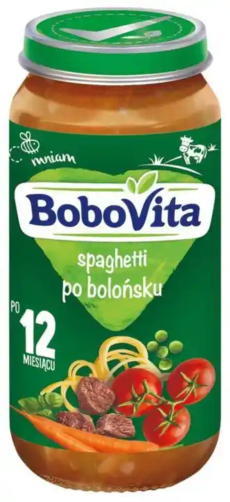 BoboVita Obiadek spaghetti po bolońsku 250g