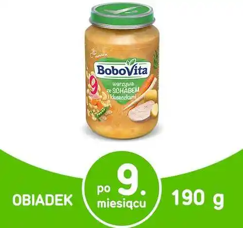 BoboVita Obiadek warzywa ze schabem i kluseczkami 190g