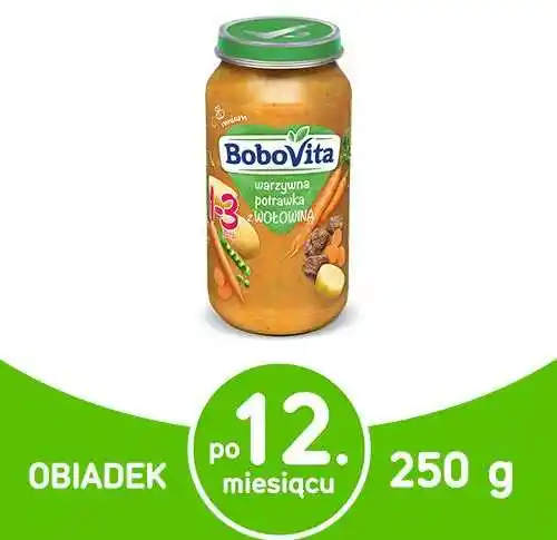 BoboVita Warzywna potrawka z wołowiną 250g