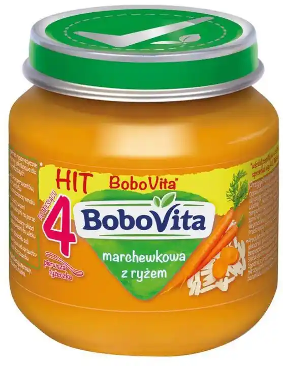 BoboVita Zupka marchewkowa z ryżem 125g