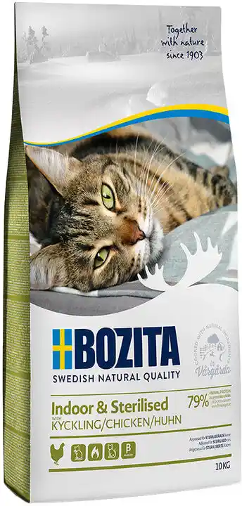 Bozita Karma sucha dla kotów Feline Indoor & Sterilised kurczak 10 kg