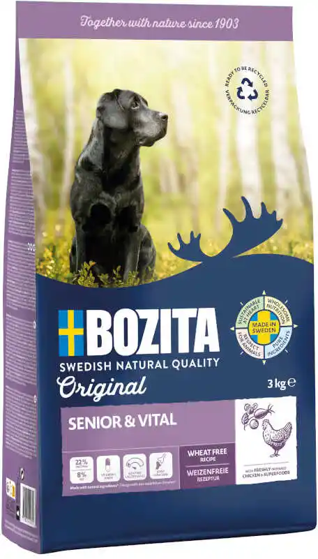 Bozita Original Senior & Vital, kurczak - bez pszenicy - 3 kg