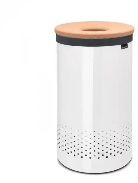 Brabantia Kosz na bieliznę 60L White pokrywa z korka 104404