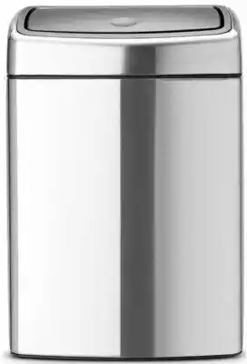 Brabantia Kosz na śmieci samogaszący 477225 Touch Bin łatwy w czyszczeniu, stal nierdzewna 10L Stal matowa