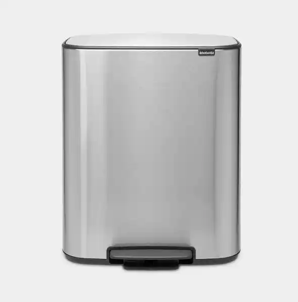 Brabantia Kosz pedałowy BO 2x30L Matt Steel FPP 211461