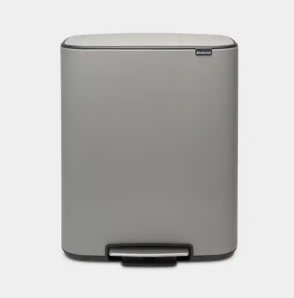 Brabantia Kosz pedałowy BO 2x30L Mineral Concrete Gray 211485