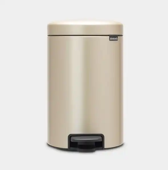 Brabantia Kosz pedałowy NEWICON 12L Metallic Gold 304446