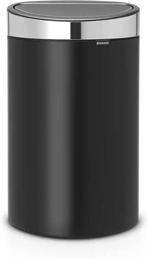 Brabantia Kosz TOUCH BIN NEW 40L Matt Black Matt Steel FPP 114847