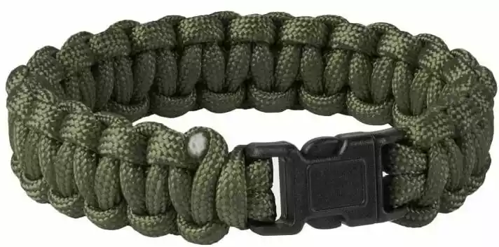 Bransoletka Helikon Survival Paracord oliwkowa zieleń