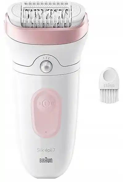 BRAUN Depilator Silk Epil 7 7-000 Biało-różowy