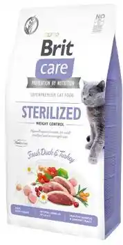 Brit Care Cat Grain-Free Sterilized Weight Control Kaczka 7kg karma sucha