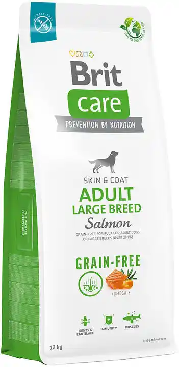 Brit Care Dog Grain-Free Adult Large Breed, łosoś i ziemniaki - 12 kg