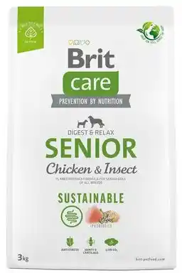 Brit CARE Dog Sustainable Senior Chicken & Insect 3kg