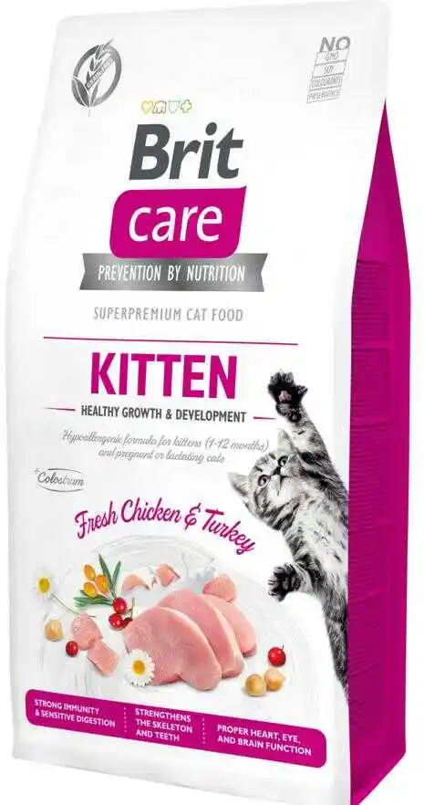 Brit Care Grain-Free Kitten Healthy Growth & Development - 7 kg karma sucha