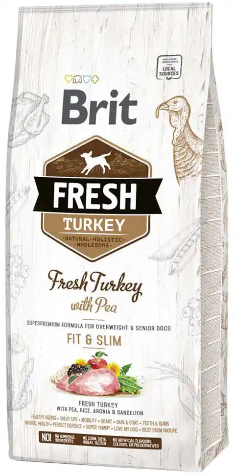 Brit Fresh Turkey & Pea Adult Fit & Slim 12kg