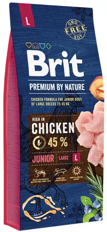 Brit Premium By Nature Junior L 15kg