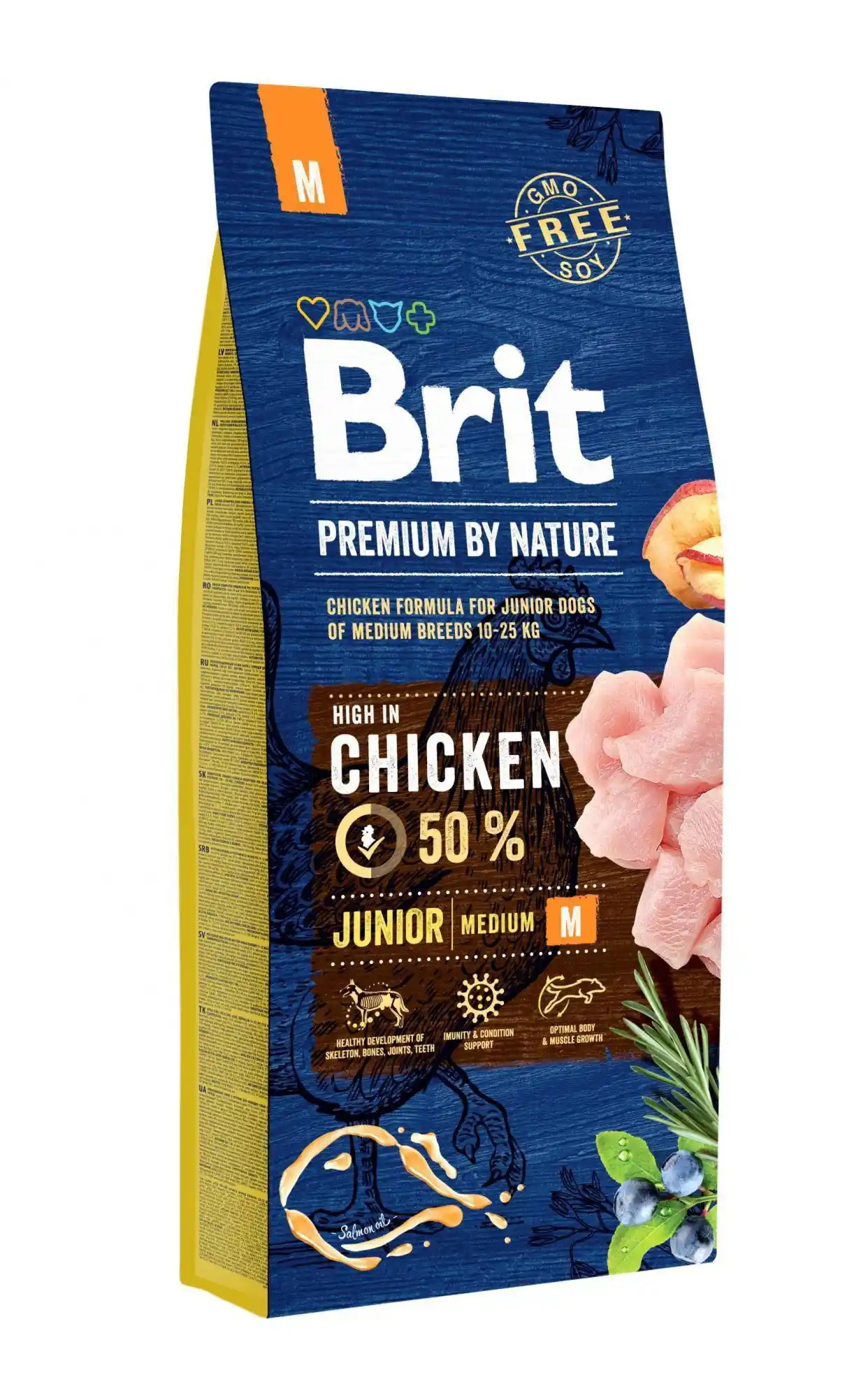 Brit Premium by Nature Junior M - 15 kg