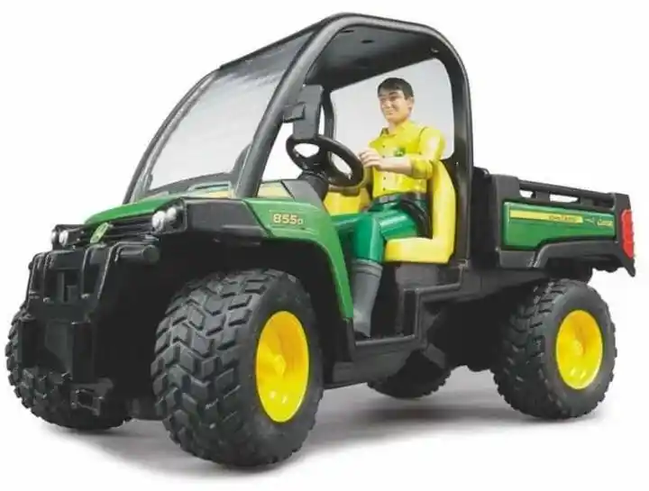 Bruder 02490 Wywrotka John Deere Gator 855D z kierowcą