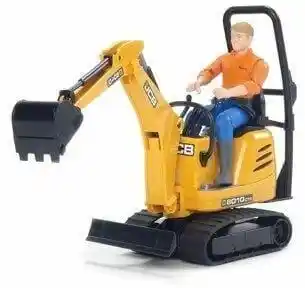 Bruder Mikrokoparka Jcb 8010 Cts z figurką budowlańca 62002