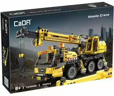 CADA Klocki Mobile Crane Żuraw samojezdny Dźwig wyciągarka C65005W