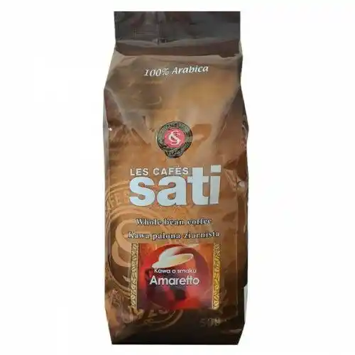 Cafe Sati Amaretto kawa ziarnista o smaku Amaretto 500g