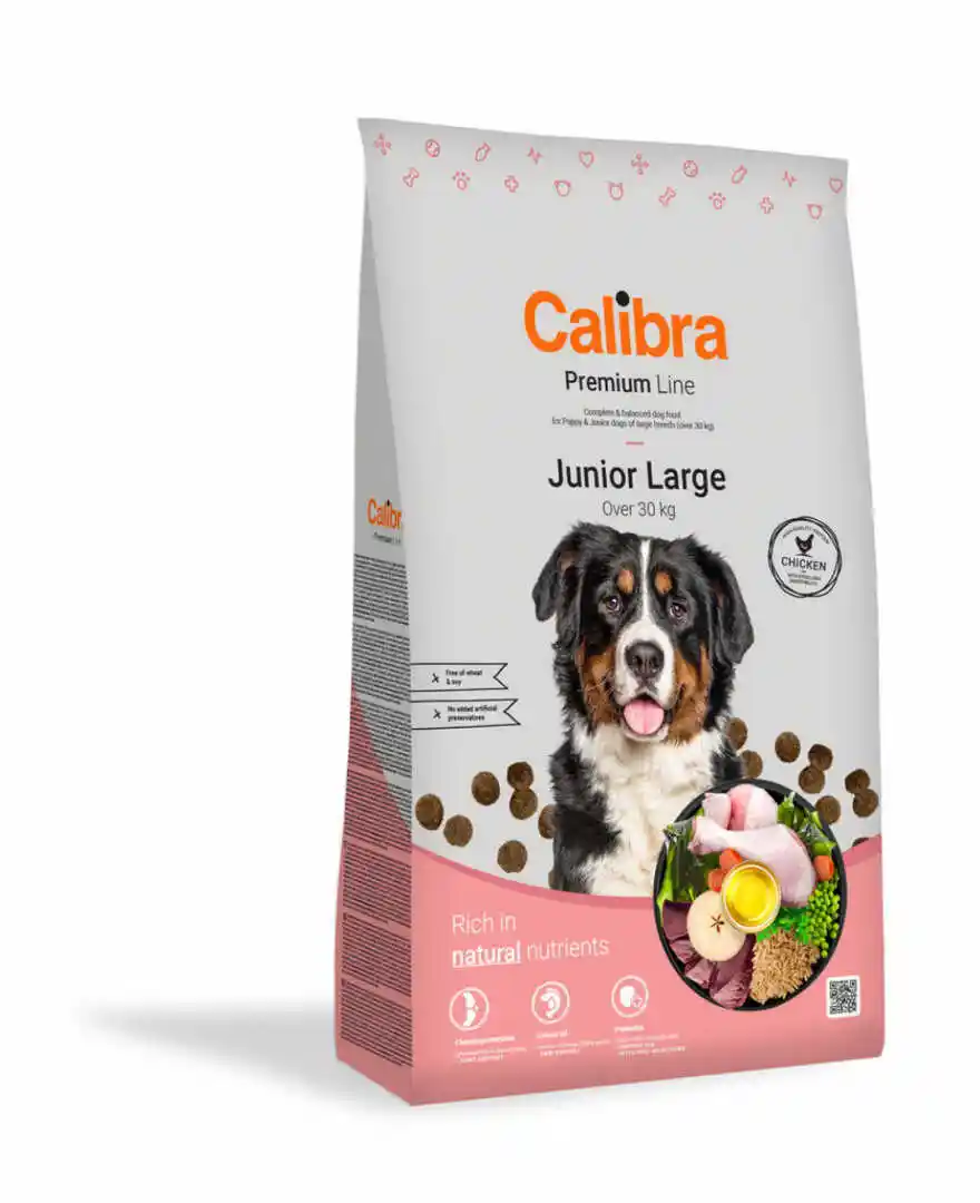 Calibra Dog Premium Line Junior Large Breed Chicken - 12 kg