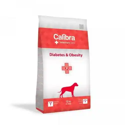 Calibra Veterinary Diet Dog Diabetes & Obesity, drób - 12 kg