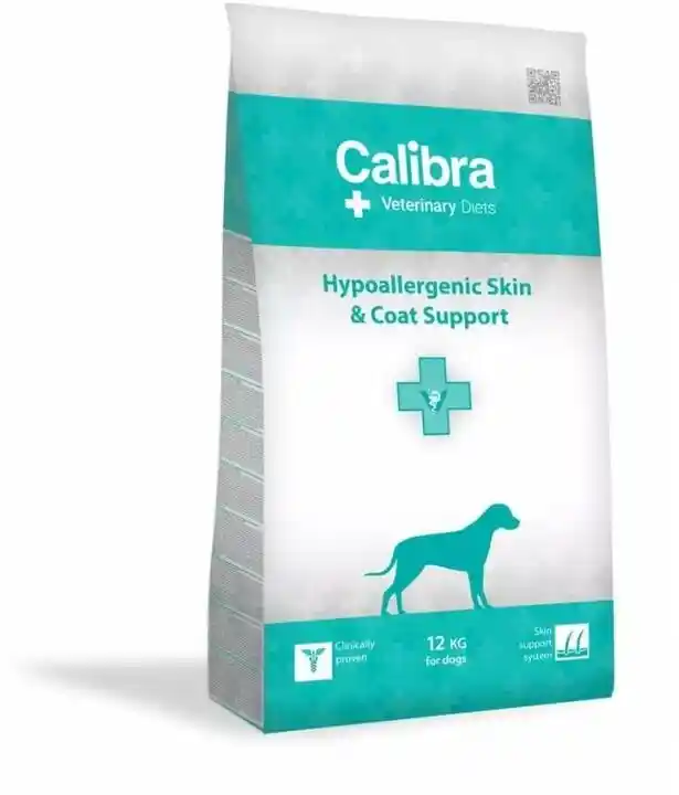 Calibra Veterinary Diet Dog Hypoallergenic Skin & Coat, łosoś - 12 kg