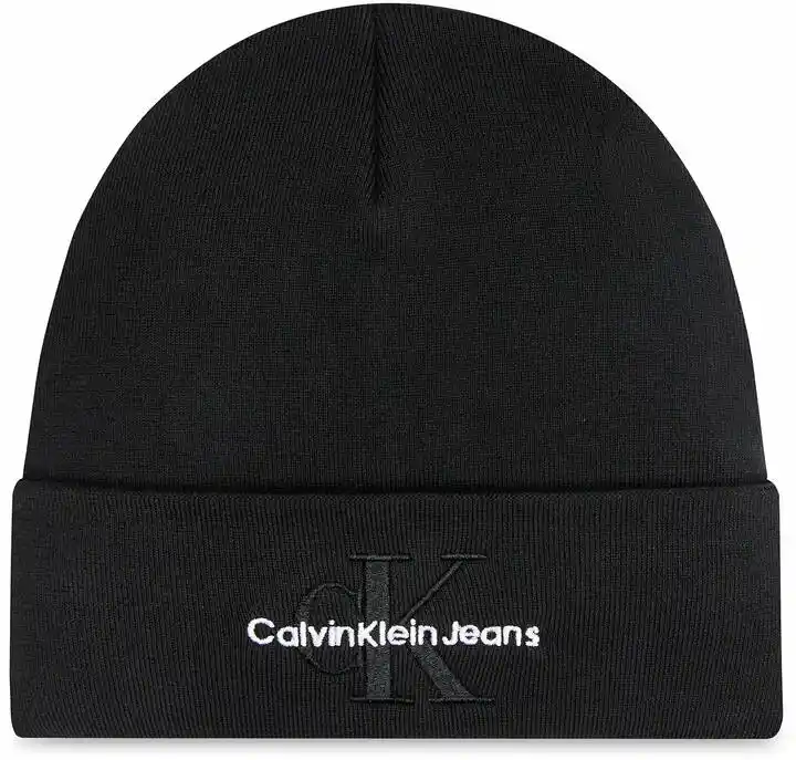 Calvin Klein Czapka Mono Logo Embro K50K512460 Czarny