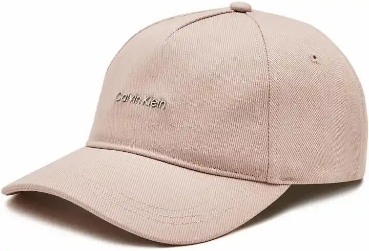 Calvin Klein Czapka z daszkiem Calvin Lettering Canvas Cap K60K612764 Szary