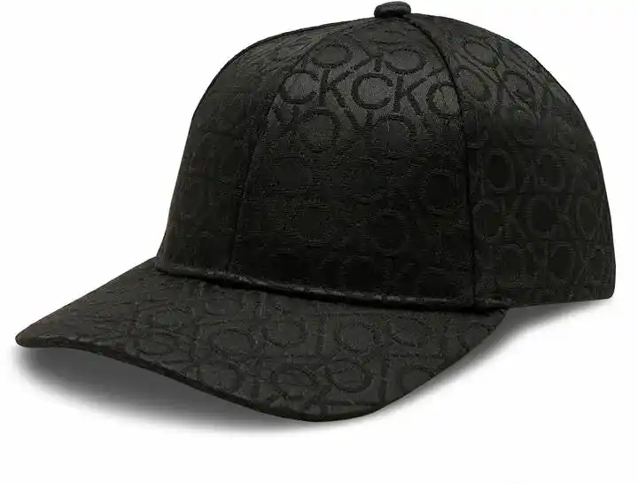 Calvin Klein Czapka z daszkiem Monogram Jacquard K60K612032 Czarny