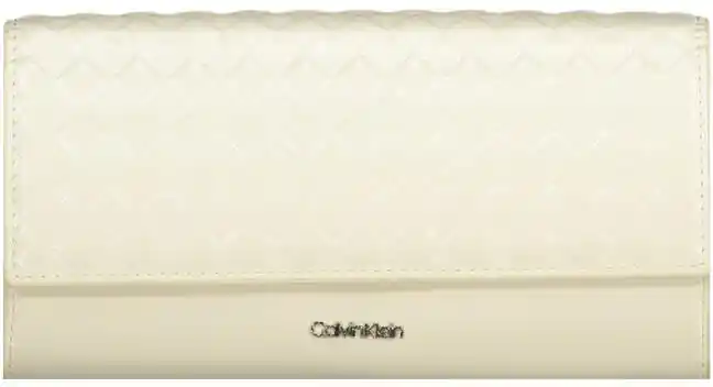 Calvin Klein Duży Portfel Damski Calvin Mini Quilt Large Trifold K60K611895 Szary