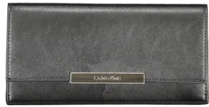 Calvin Klein Duży Portfel Damski K60K612190 Czarny