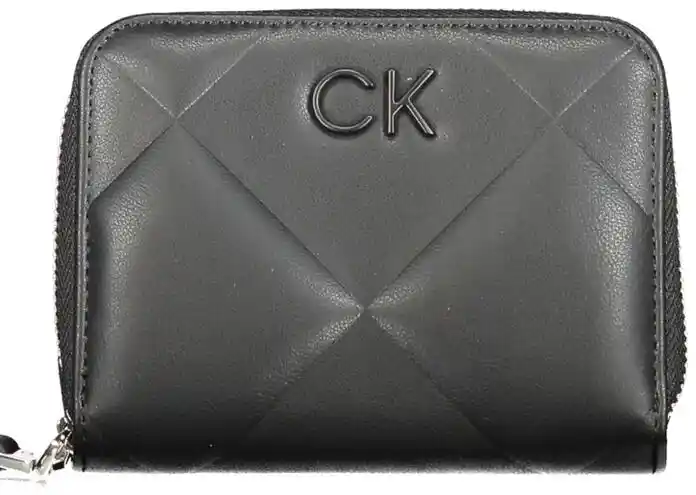 Calvin Klein Duży Portfel Damski Quilt K60K611783 Czarny