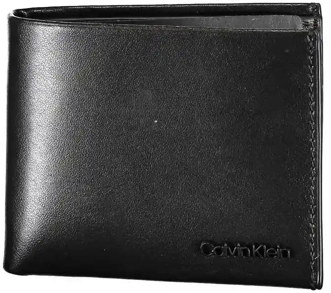 Calvin Klein Duży Portfel Męski Minimal Focus Bifold 6Cc W/Bill K50K511277 Czarny