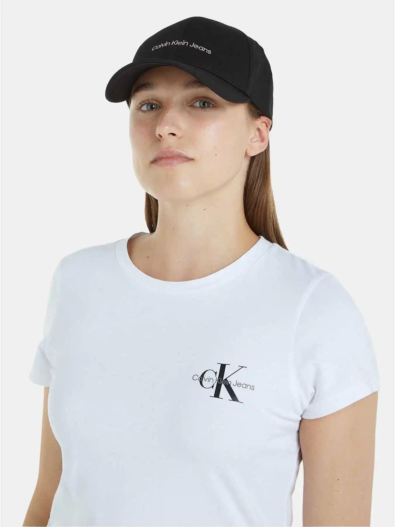 Calvin Klein Jeans Czapka z daszkiem Institutional Cap K60K608849 Czarny