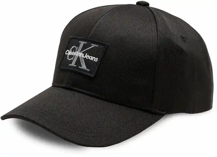 Calvin Klein Jeans Czapka z daszkiem Mono Logo Patch Cap K50K512149 Czarny