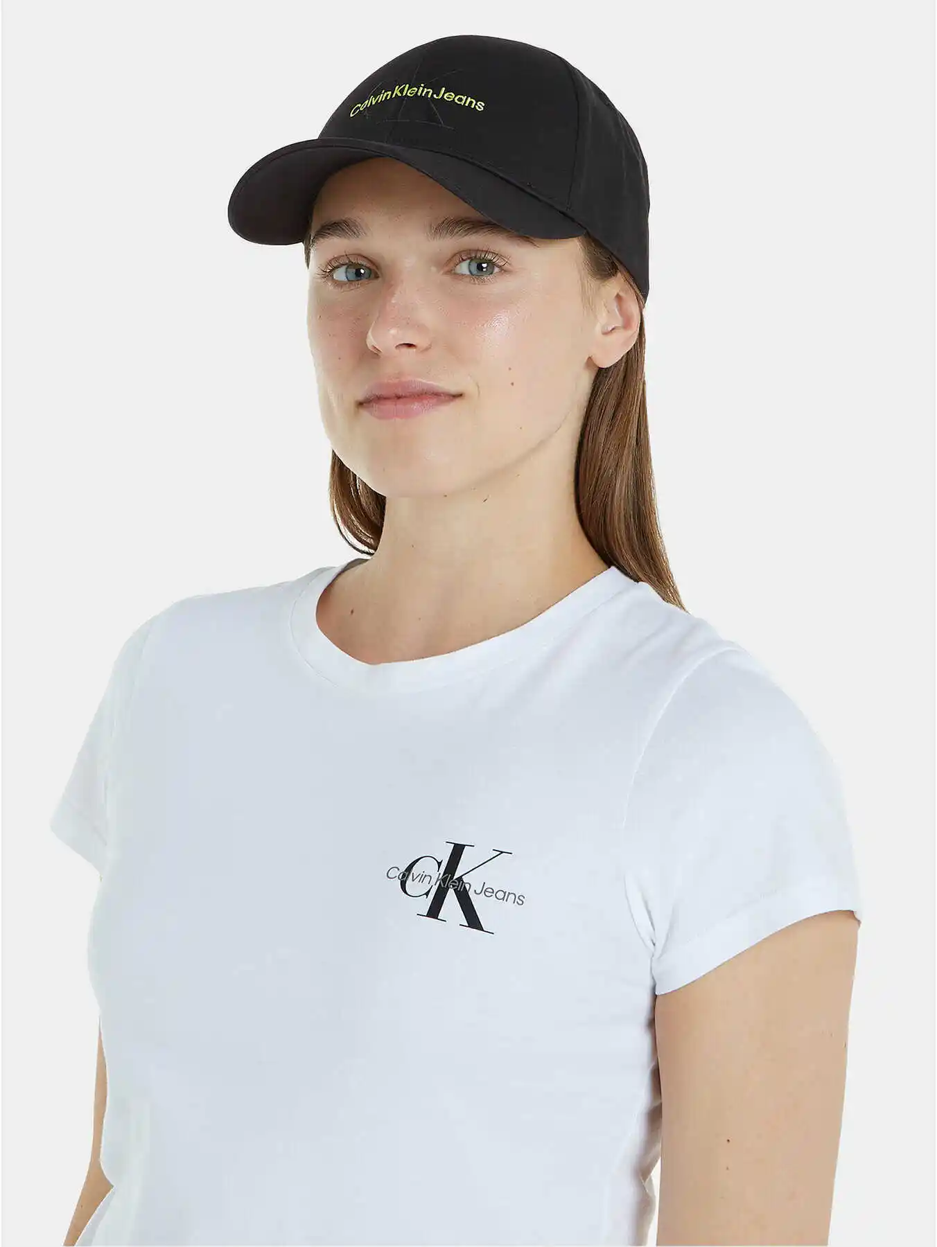 Calvin Klein Jeans Czapka z daszkiem Monogram Cap K60K610280 Czarny