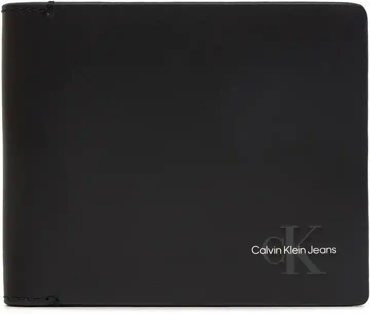 Calvin Klein Jeans Duży Portfel Męski Monogram Soft Bifold K50K512171 Czarny