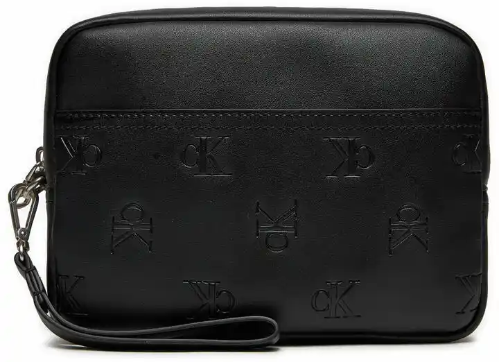 Calvin Klein Jeans Kosmetyczka Aop Emboss Zip Pouch K50K512066 Czarny