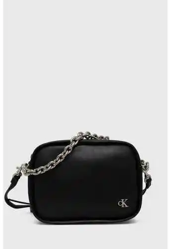 Calvin Klein Jeans Torebka Micro Mono Chain Camera Bag18 K60K611949 Czarny